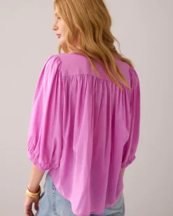 Airy wide-fit blouse