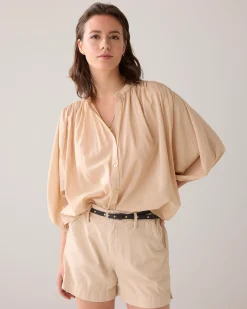 Airy wide-fit blouse