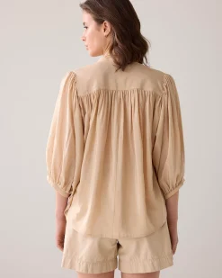 Airy wide-fit blouse