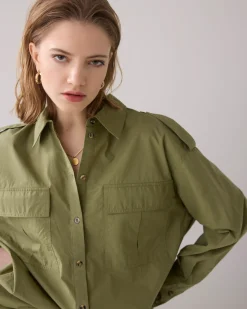 Army shirt blouse