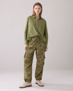 Army shirt blouse
