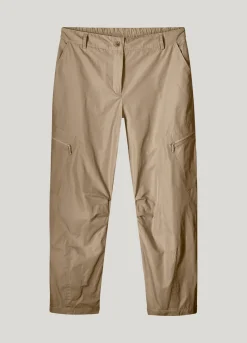 Barrel-fit trousers with puff effect