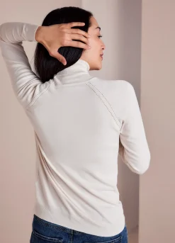 Basic polo neck jumper