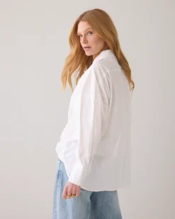 Blouse with fancy buttons