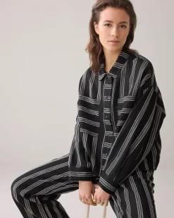 Boxy blouse 100% linen