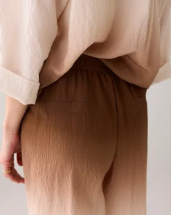 Flowy dip-dye trousers