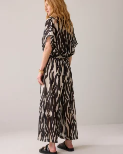 Palazzo print trousers