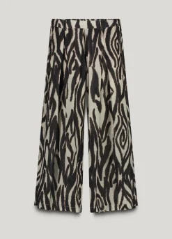 Palazzo print trousers