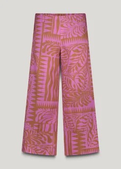 7/8th length two-tone trousers