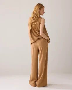 Trousers in tencel fabric