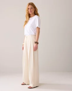 Wide Tencel trousers